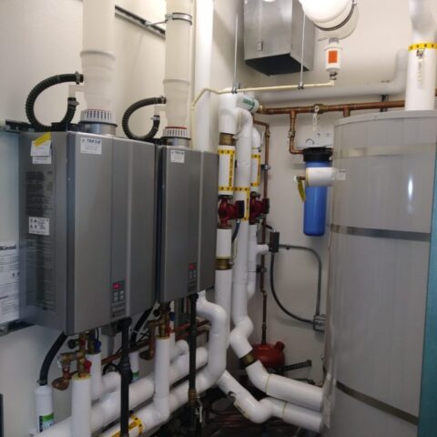 Fire Dept. Tankless Water Heater Installation